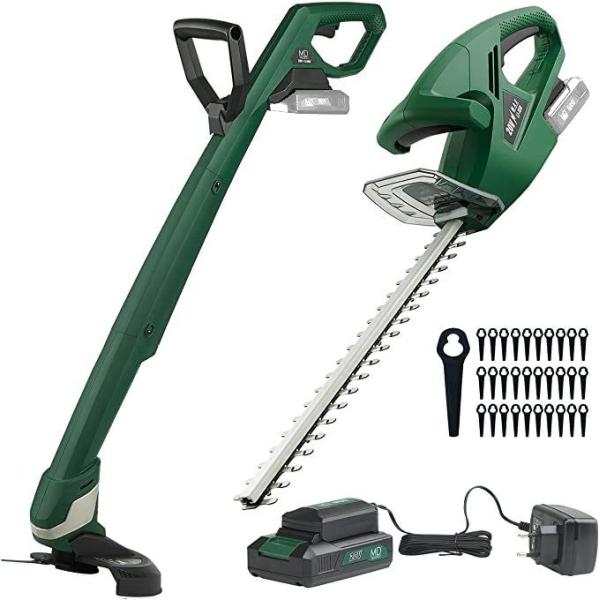 20V Pakke: Hækkeklipper+Trimmer